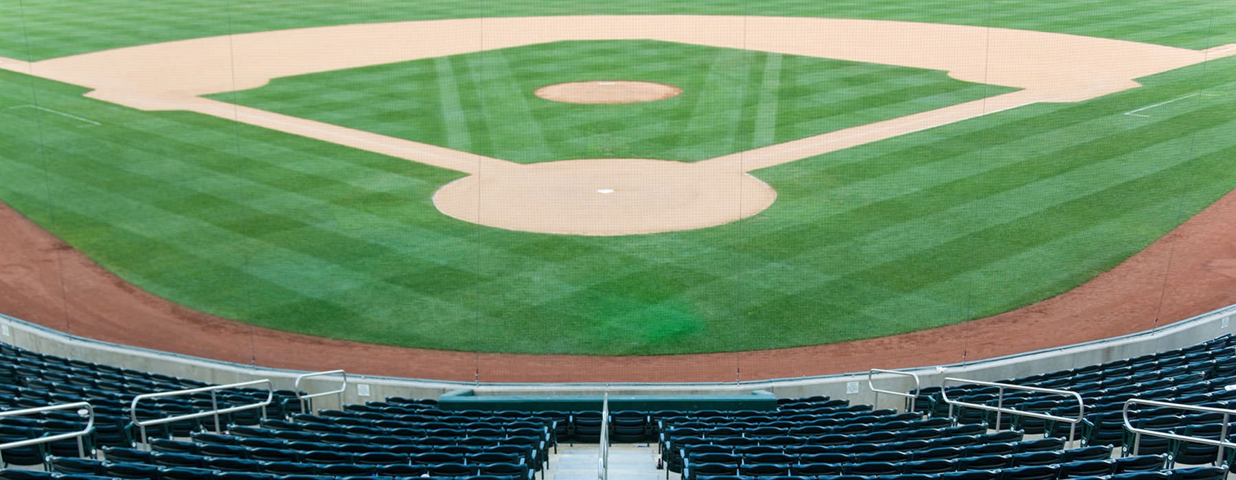 view of coolray stadium field